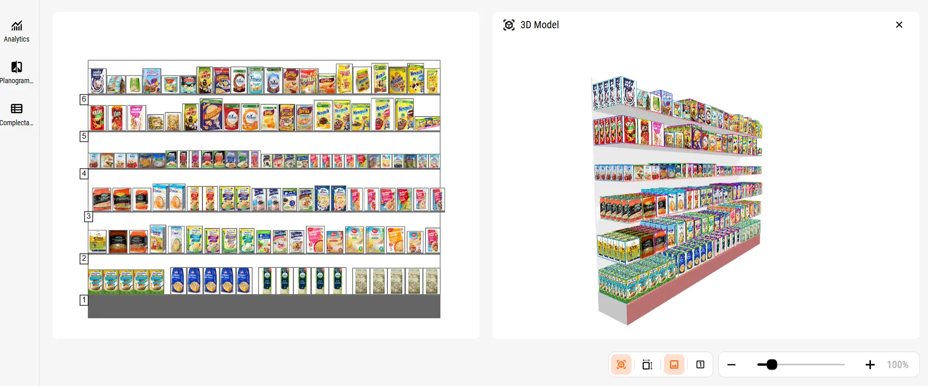 Exhibición de cereales
