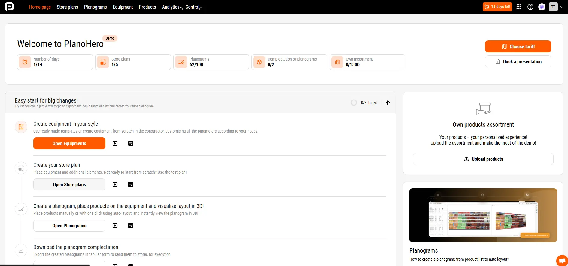 PlanoHero free trial
