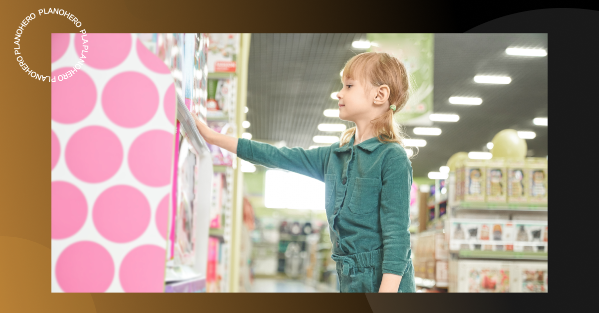 Children's store merchandising