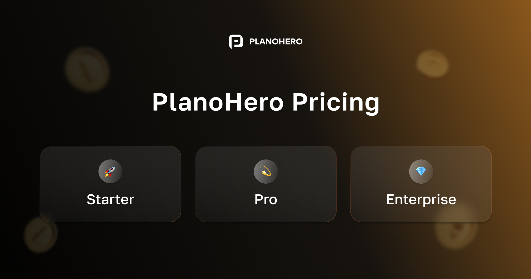 New. PlanoHero Pricing Plans. Functionality and Benefits Overview