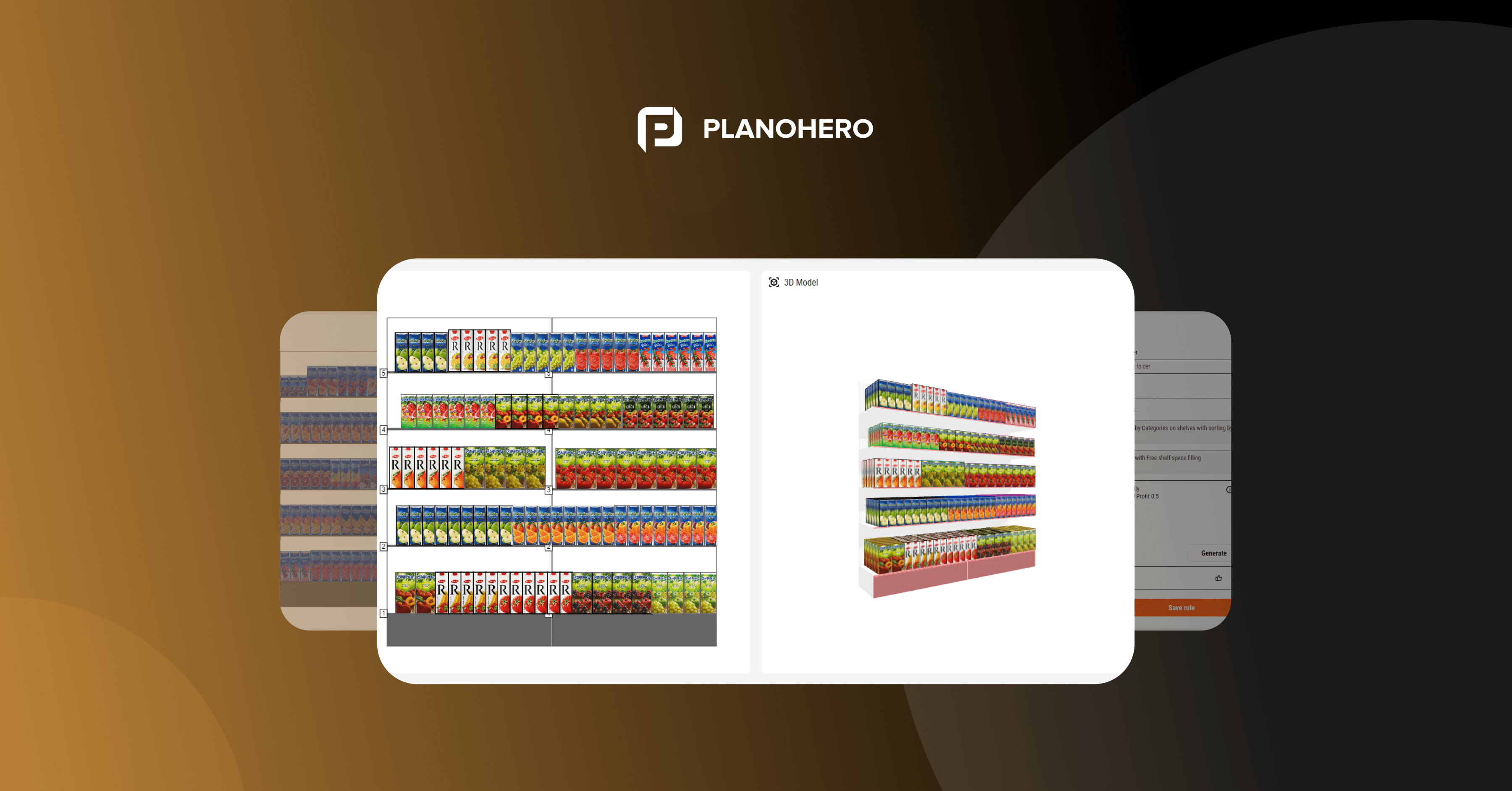 Planogram Creation Software. AI Layout Generation