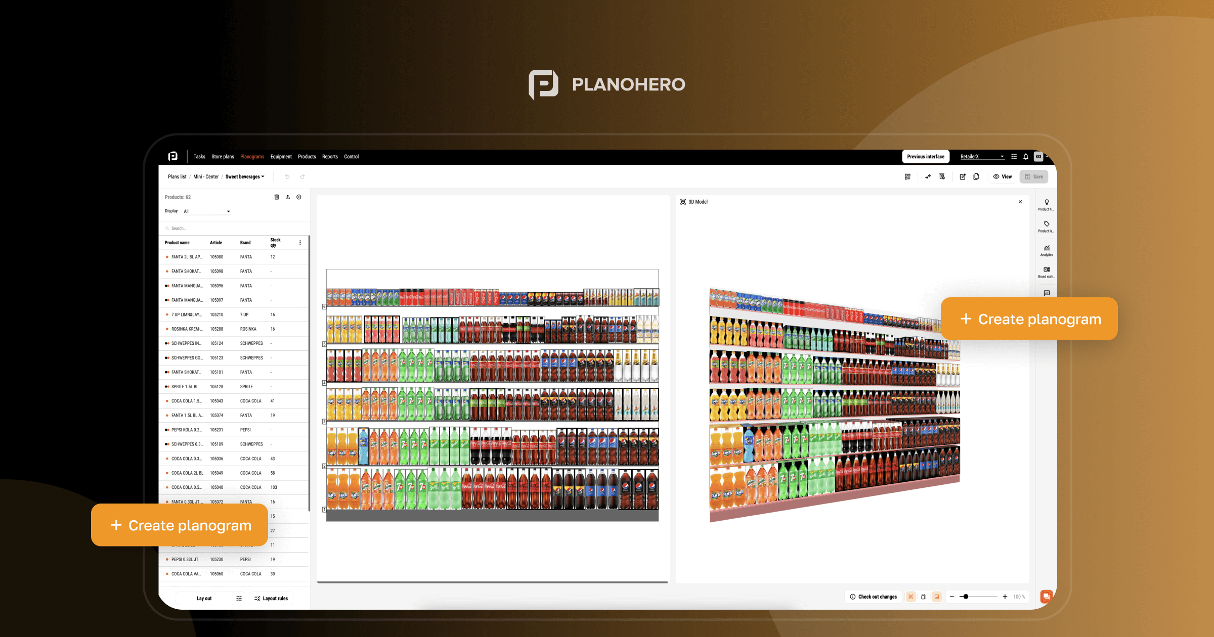 Сколько стоит программа для создания планограмм PlanoHero